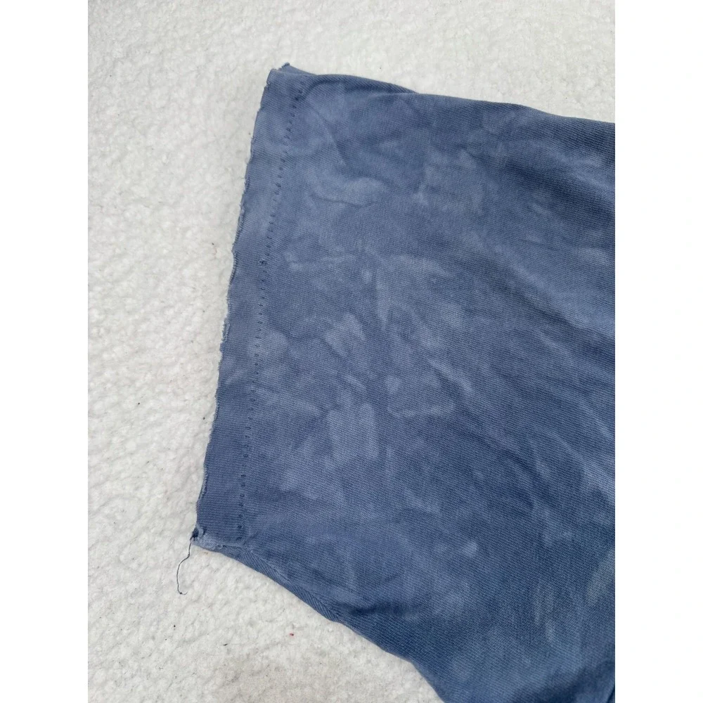 Vtg 80's Single Stitch Grateful Dead Skull Thrashed Tie Dye Blue Shirt Men's XL